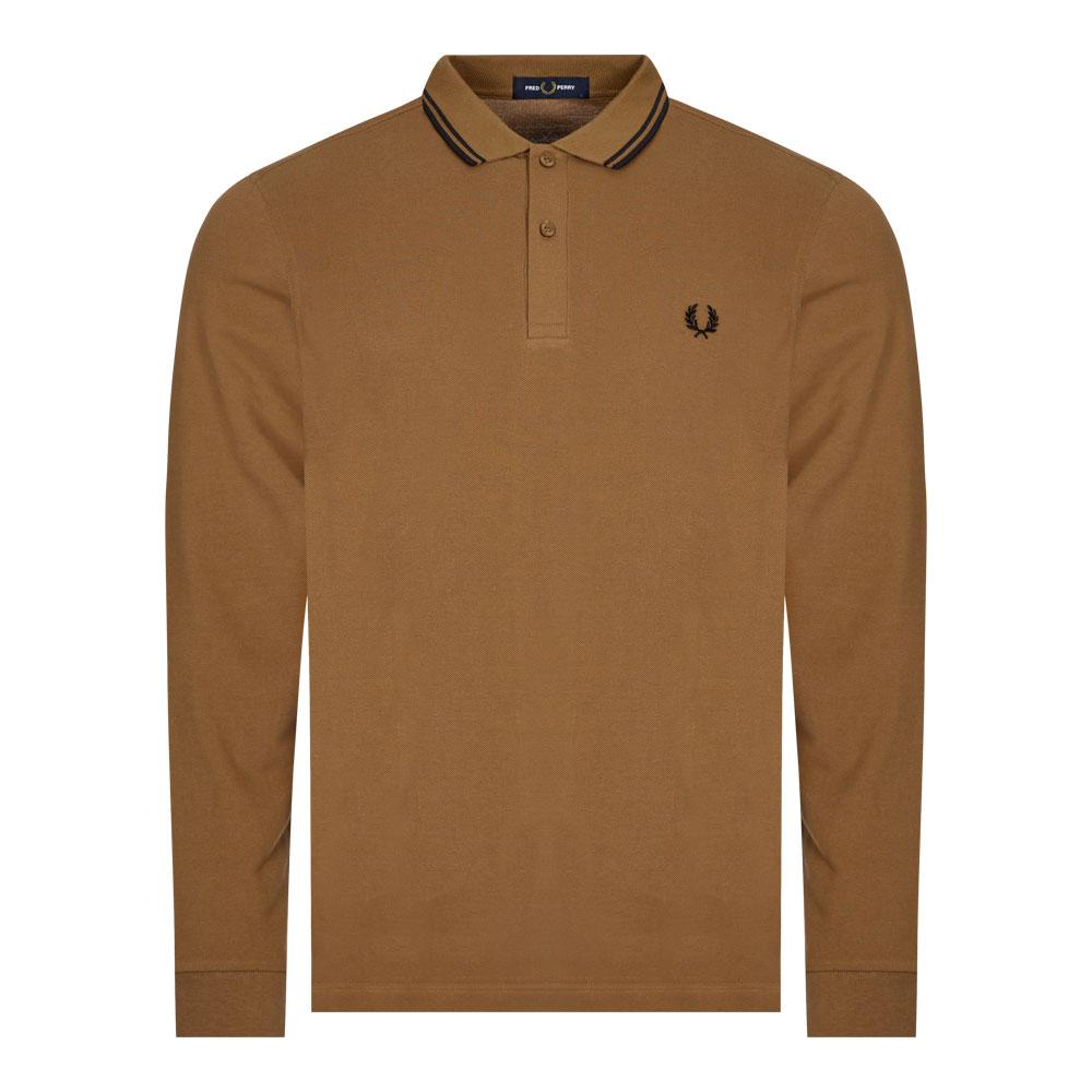 Fred Perry Twin Tipped Polo Shirt - Shaded Stone商品第1张图片规格展示