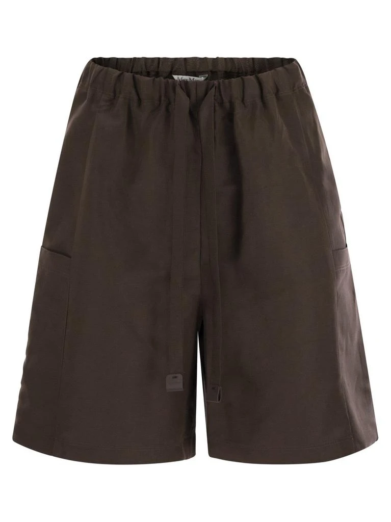 ショートパンツ MAX MARA 'Quebec' bermuda shorts Brown Max Mara 'Quebec' Bermuda Shorts in Brown | Lyst