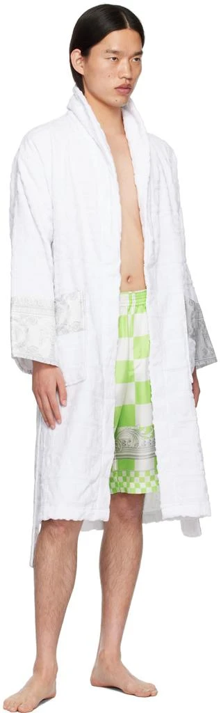 商品Versace|White 'I Heart Baroque' Robe,价格¥2597,第4张图片详细描述