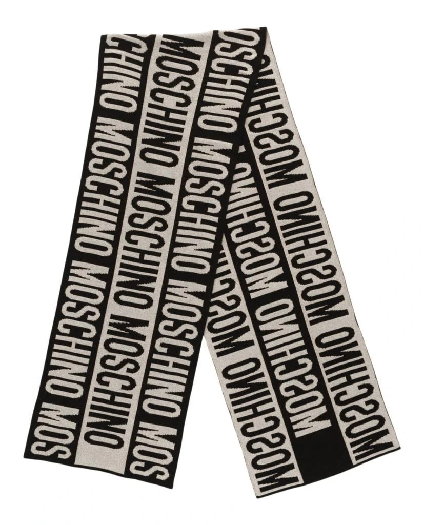商品Moschino|Logo Embroidered Scarf,价格¥442,第2张图片详细描述
