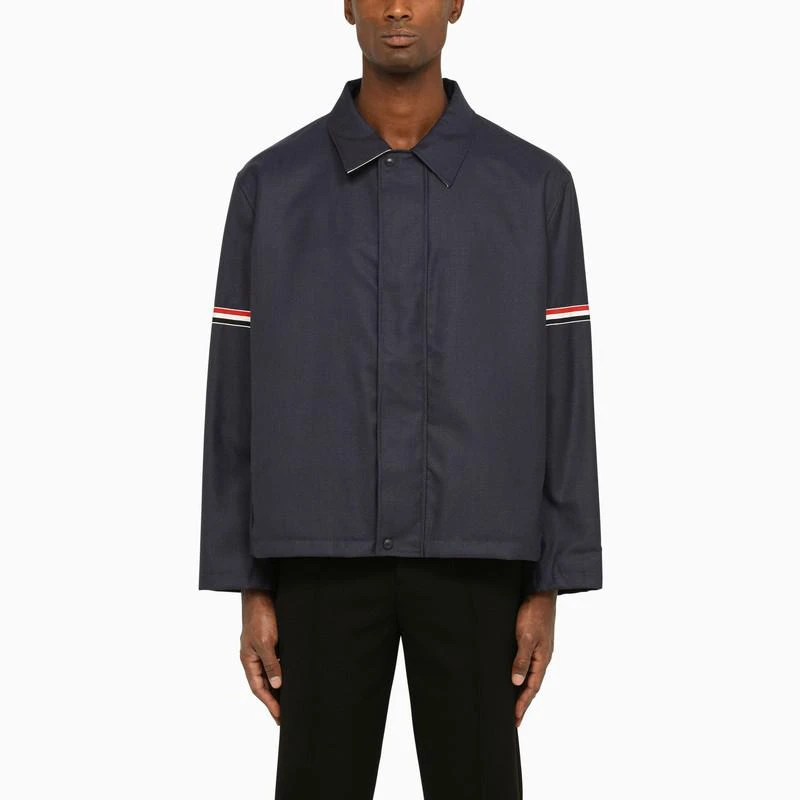 商品Thom Browne|Lightweight wool denim jacket,价格¥7324,第1张图片