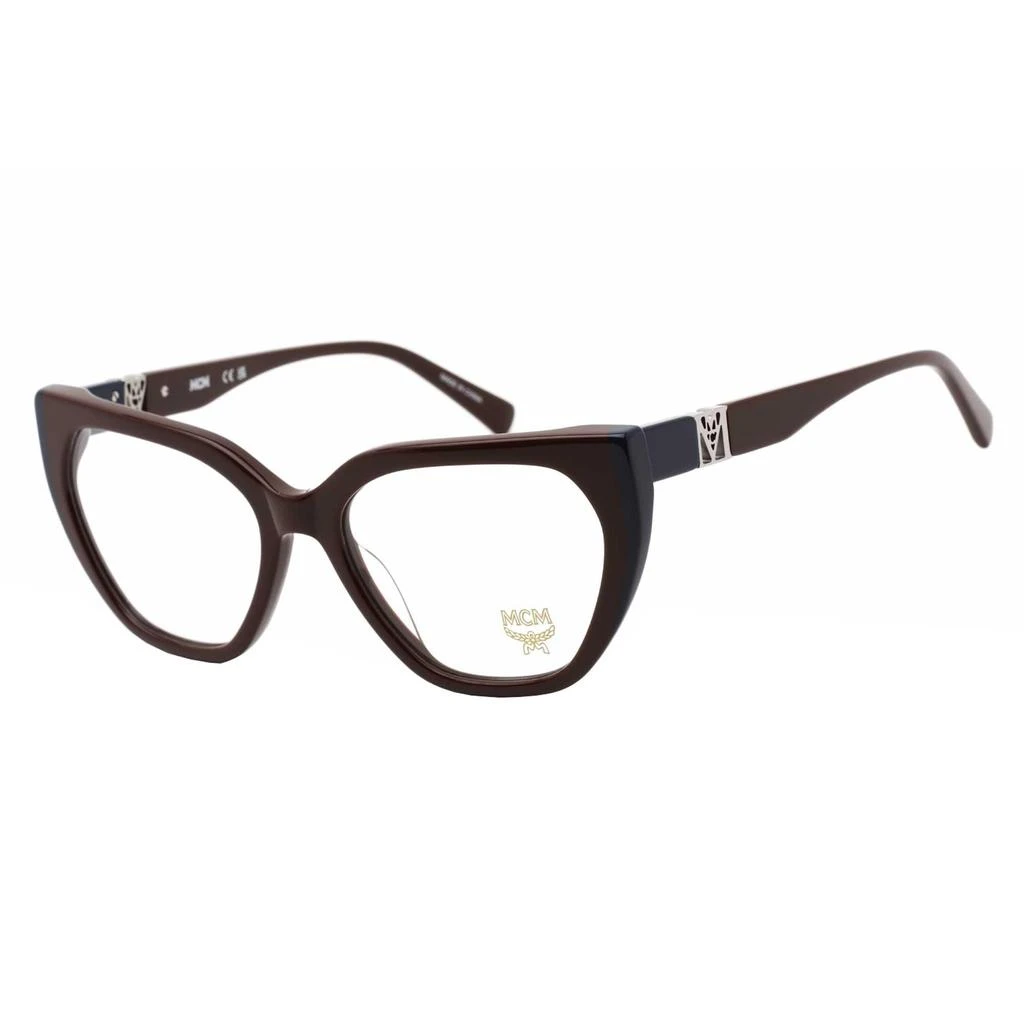 商品MCM|MCM Women's Eyeglasses - Burgundy and Blue Acetate Full-Rim Frame | MCM2725 607,价格¥440,第1张图片