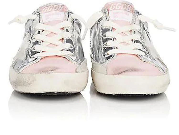 商品Golden Goose|Kids' Superstar Metallic Leather Sneakers,价格¥1971,第2张图片详细描述