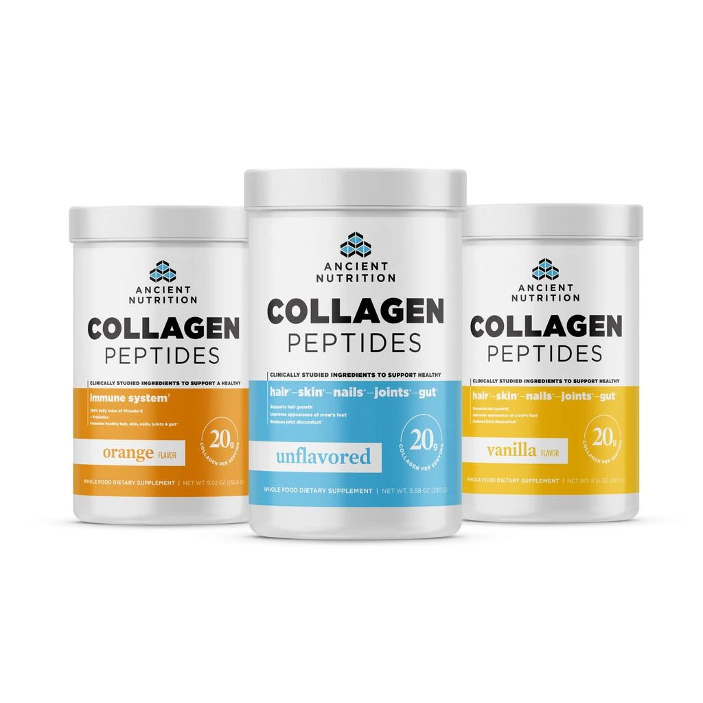 商品Ancient Nutrition|Collagen Peptides Protein Powder Bundle,价格¥471,第1张图片