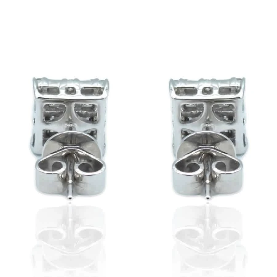 商品Tresorra|18K White Gold Diamond Stud Earrings,价格¥5310,第3张图片详细描述