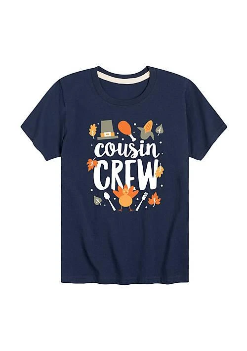商品Instant Message|Message Cousin Crew Thanksgiving Graphic T Shirt,价格¥179,第1张图片