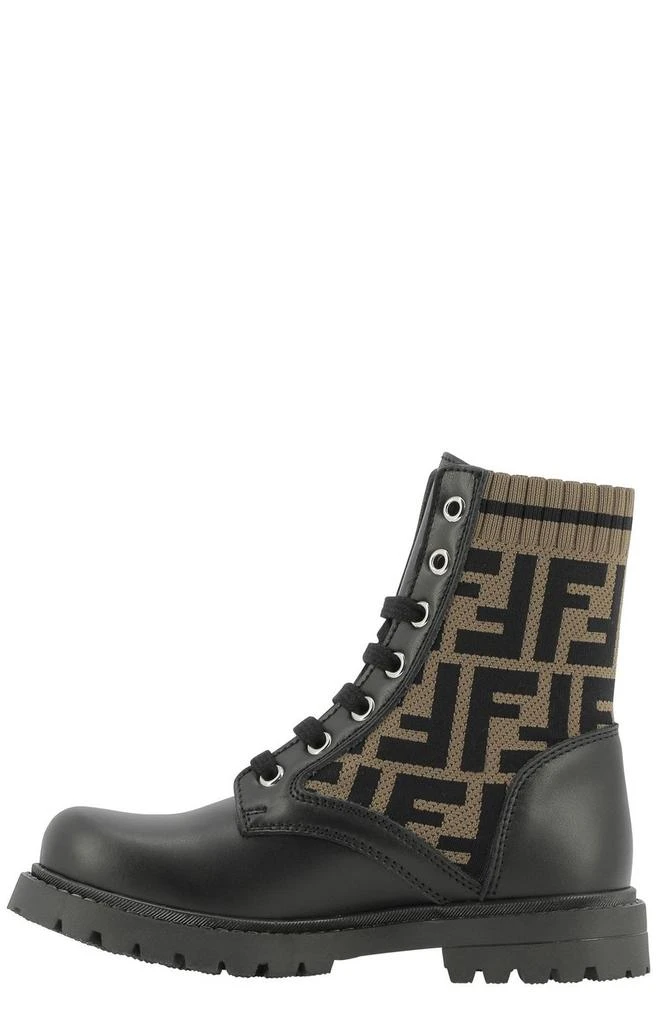 商品Fendi|Fendi Kids FF Motif Combat Boots,价格¥3887,第2张图片详细描述