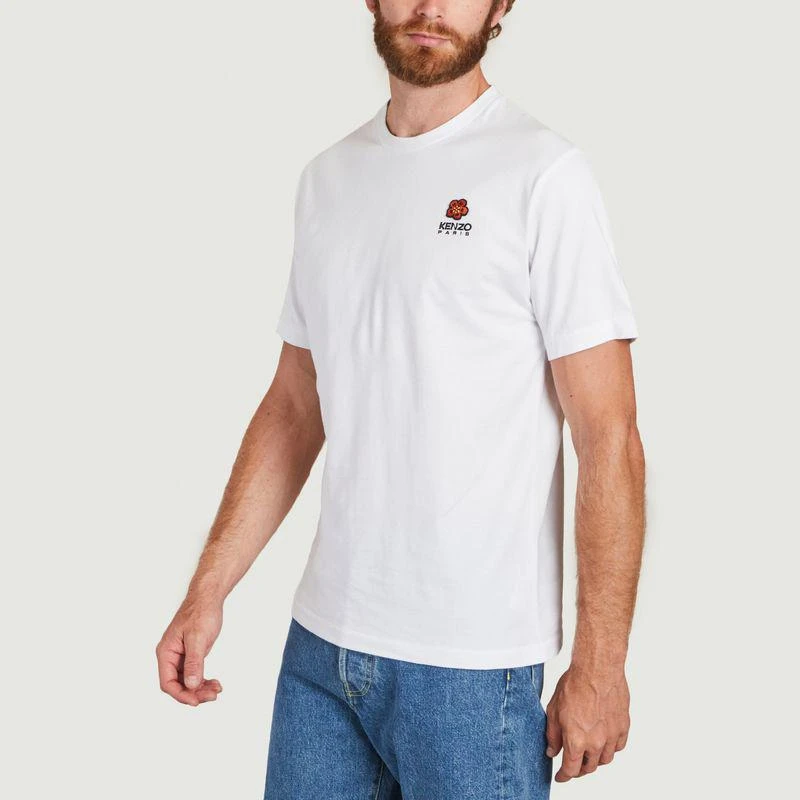 商品Kenzo|Boke Flower Crest cotton T-shirt WHITE Kenzo,价格¥698,第2张图片详细描述