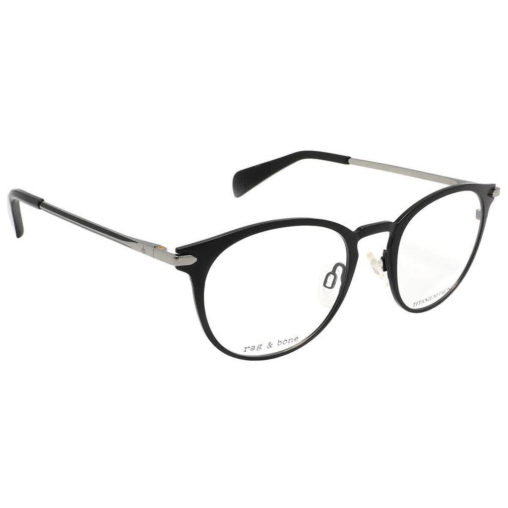 商品Rag & Bone|Rag and Bone Demo Oval Mens Eyeglasses RNB7005 0003 51,价格¥245,第1张图片