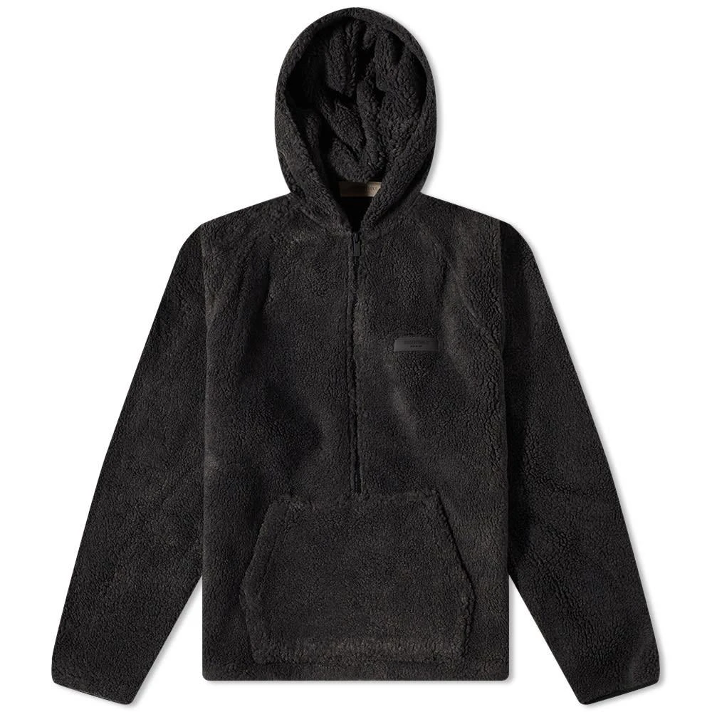 商品Essentials|Fear of God ESSENTIALS Polar Fleece Hoody - Iron,价格¥849,第1张图片