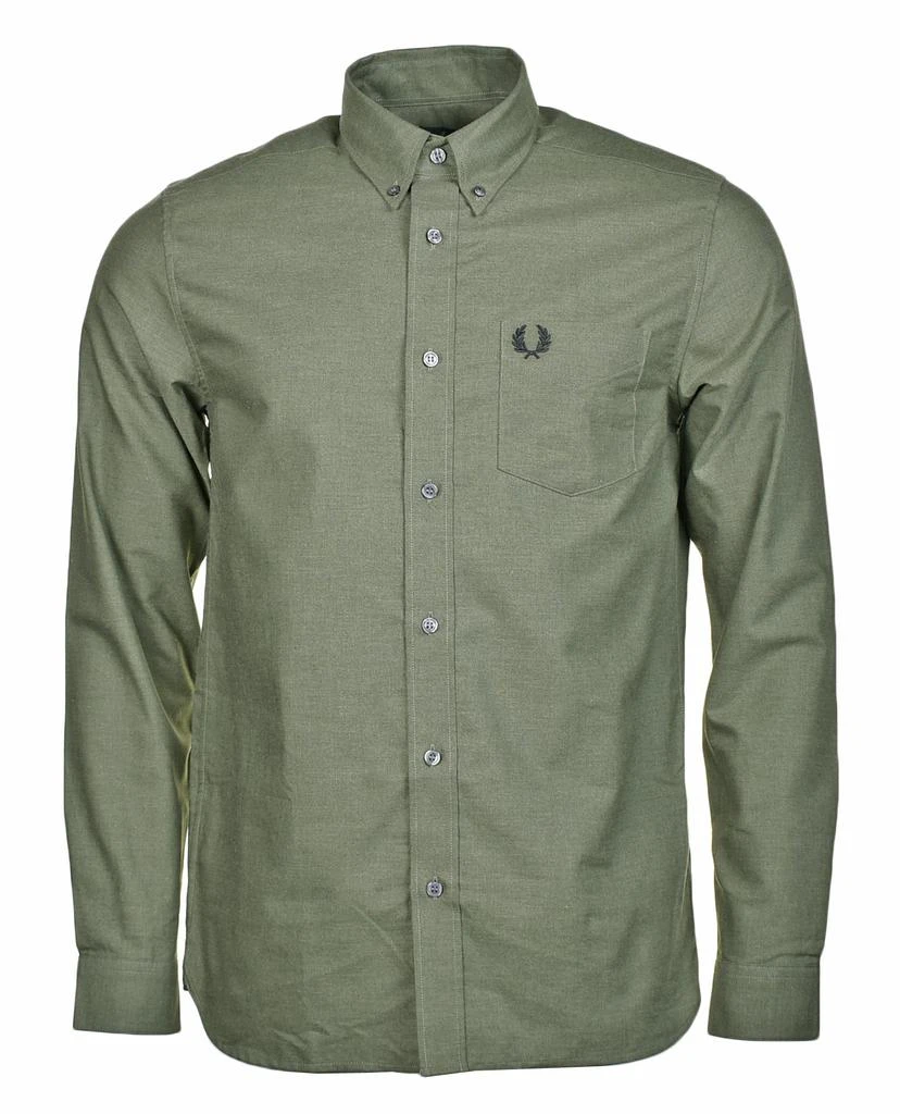 商品Fred Perry|Long Sleeve Oxford Shirt Uniform Green ML,价格¥837,第1张图片