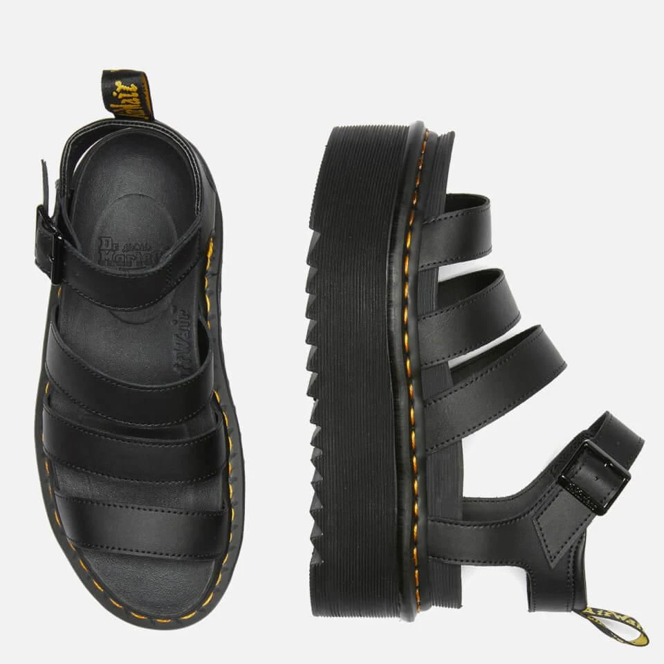 商品Dr. Martens|DR. MARTENS WOMEN'S BLAIRE QUAD SANDALS - BLACK,价格¥686,第3张图片详细描述