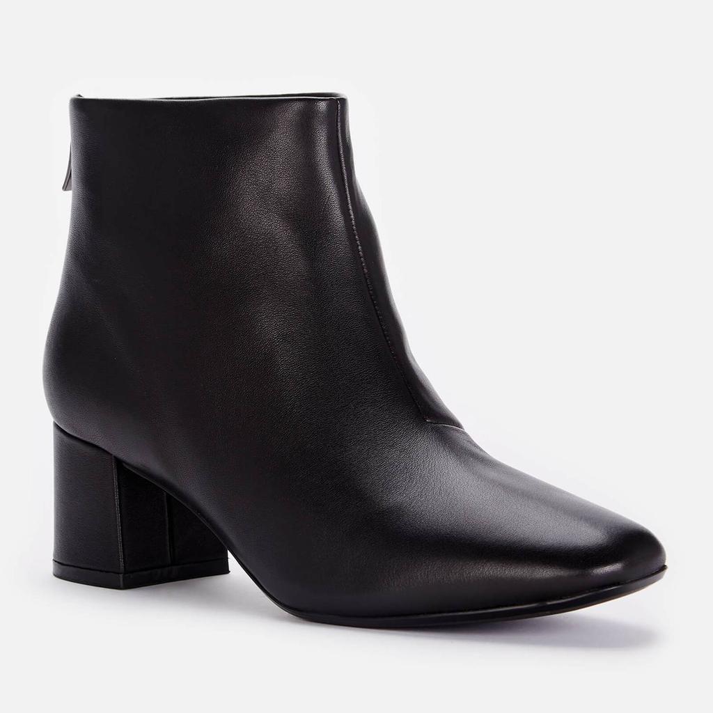 商品Clarks|Clarks Women's Sheer 55 Zip Leather Heeled Ankle Boots - Black,价格¥403,第4张图片详细描述