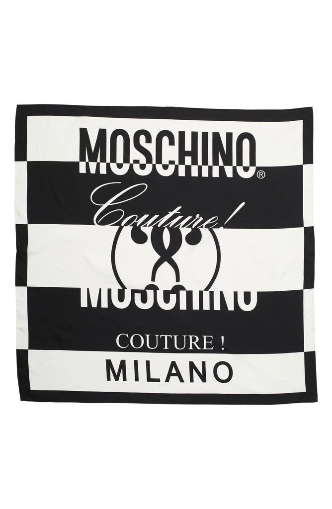 商品Moschino|Couture Silk Scarf,价格¥976,第2张图片详细描述