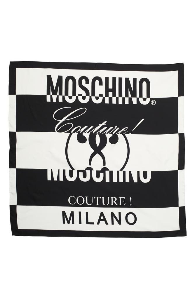 商品Moschino|Couture Silk Scarf,价格¥878,第4张图片详细描述