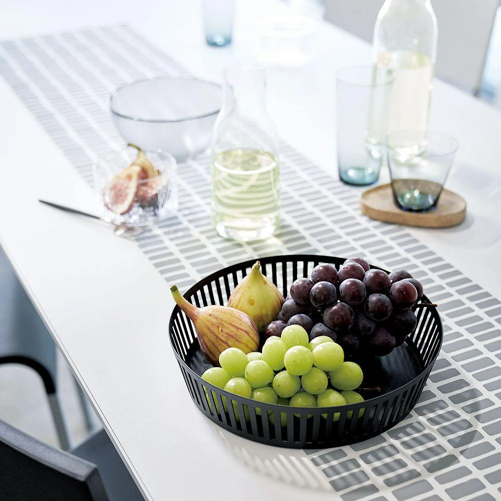 Tower Striped Steel Fruit Basket 商品