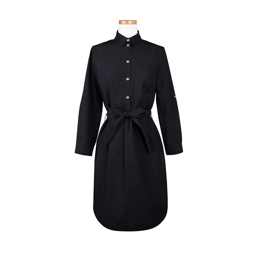 商品Burberry|BURBERRY 黑色女士衬衫 8052933,价格¥3091,第1张图片