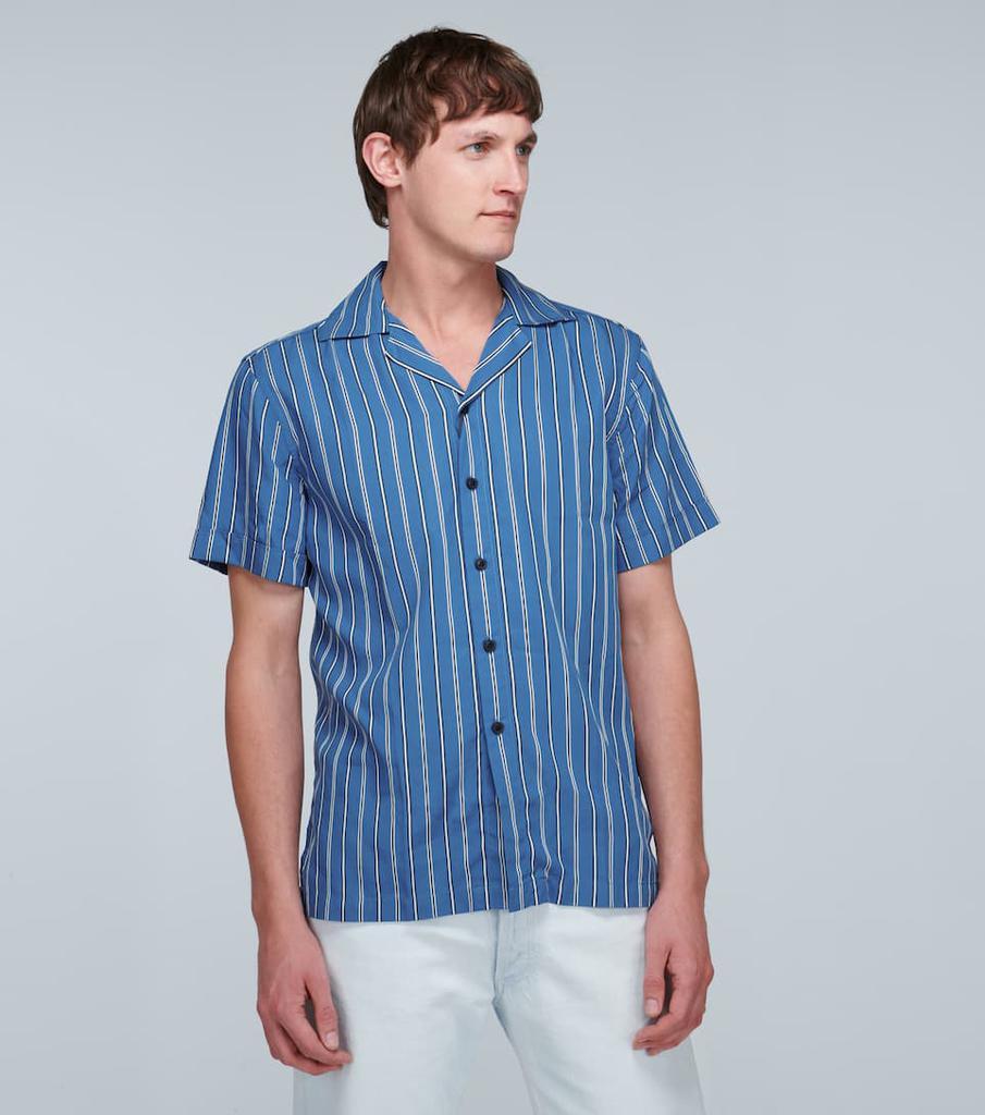 商品Frescobol Carioca|Tencel条纹短袖衬衫,价格¥898,第5张图片详细描述