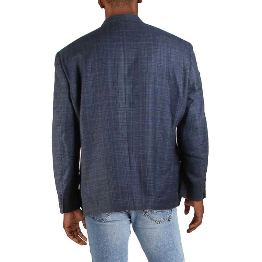商品Ralph Lauren|Lauren Ralph Lauren Mens Lexington Wool Blend Plaid Two-Button Blazer,价格¥1028,第2张图片详细描述