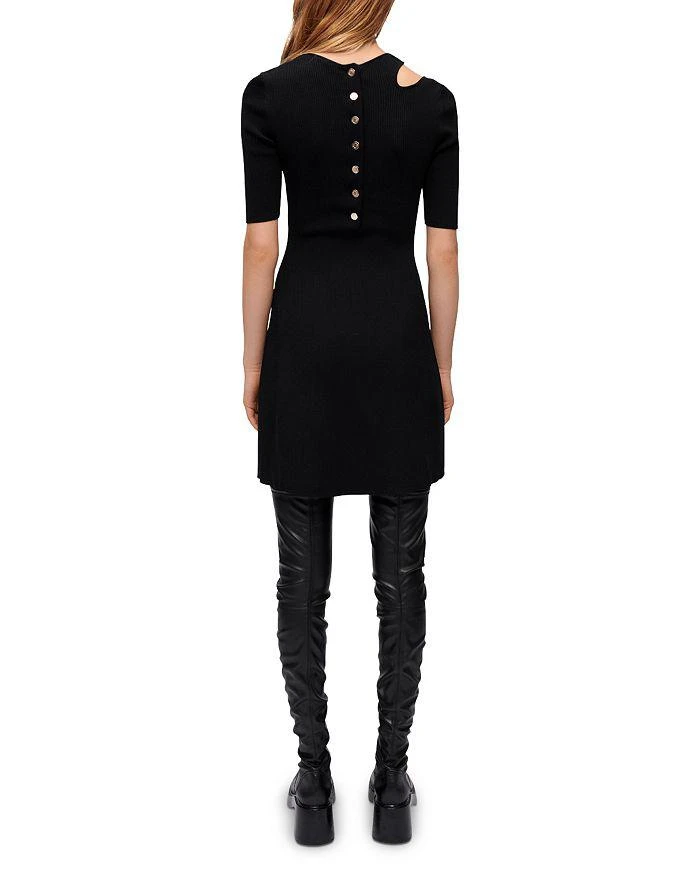 商品Maje|Riviana Cutout Knit Dress,价格¥1099,第2张图片详细描述
