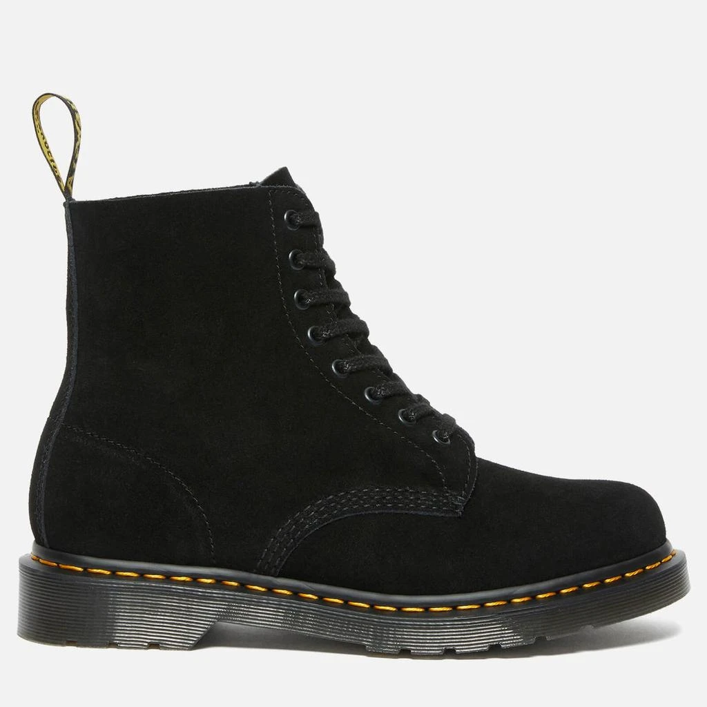 商品Dr. Martens|Dr. Martens Men's 1460 Suede Pascal 8-Eye Boots - Black,价格¥856,第1张图片