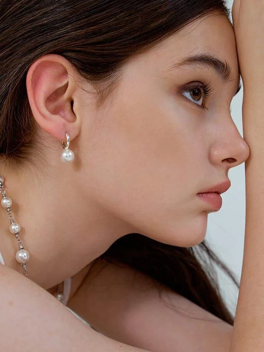 商品KINDABABY|Swa pearl ring earring,价格¥463,第3张图片详细描述