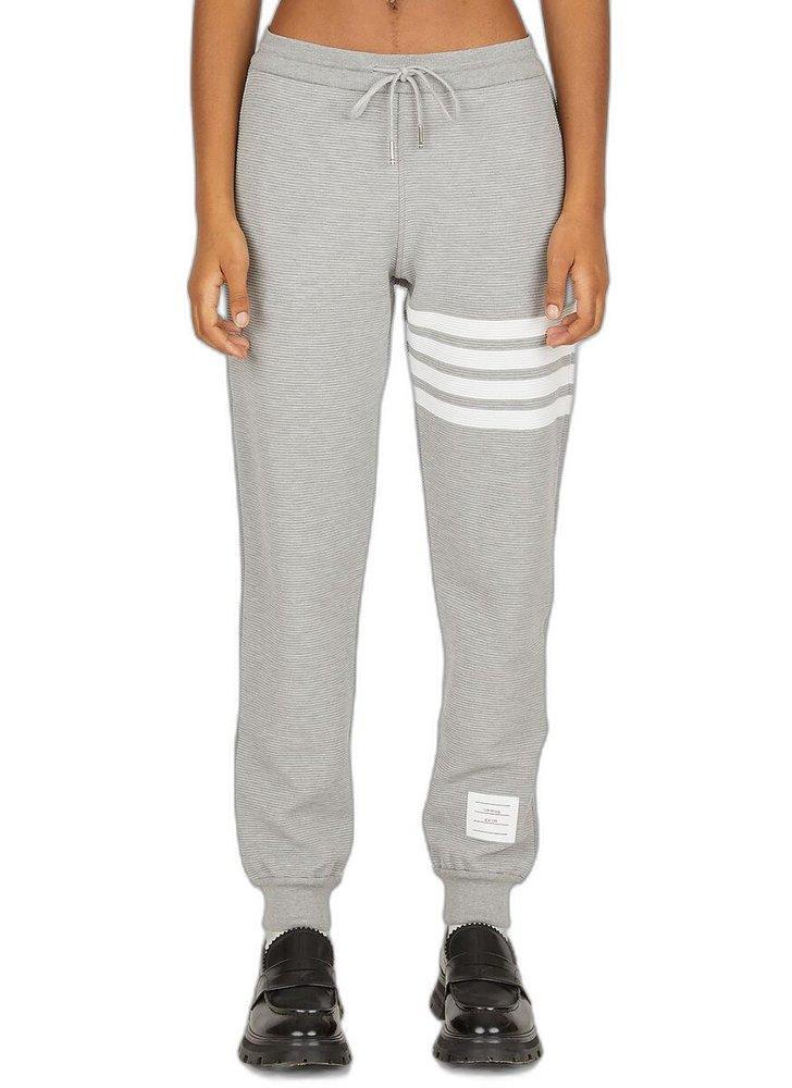 商品Thom Browne|Thom Browne 4-Bar Drawstring Sweatpants,价格¥6349,第1张图片