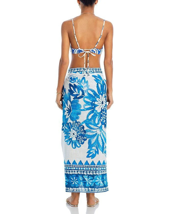 Flora Tapestry Sarong Swim Cover-Up 商品