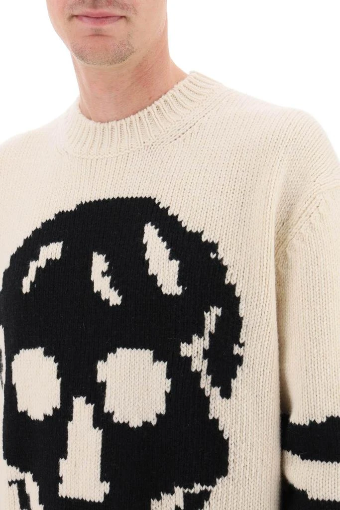 商品Alexander McQueen|Wool cashmere Skull sweater,价格¥5478,第5张图片详细描述