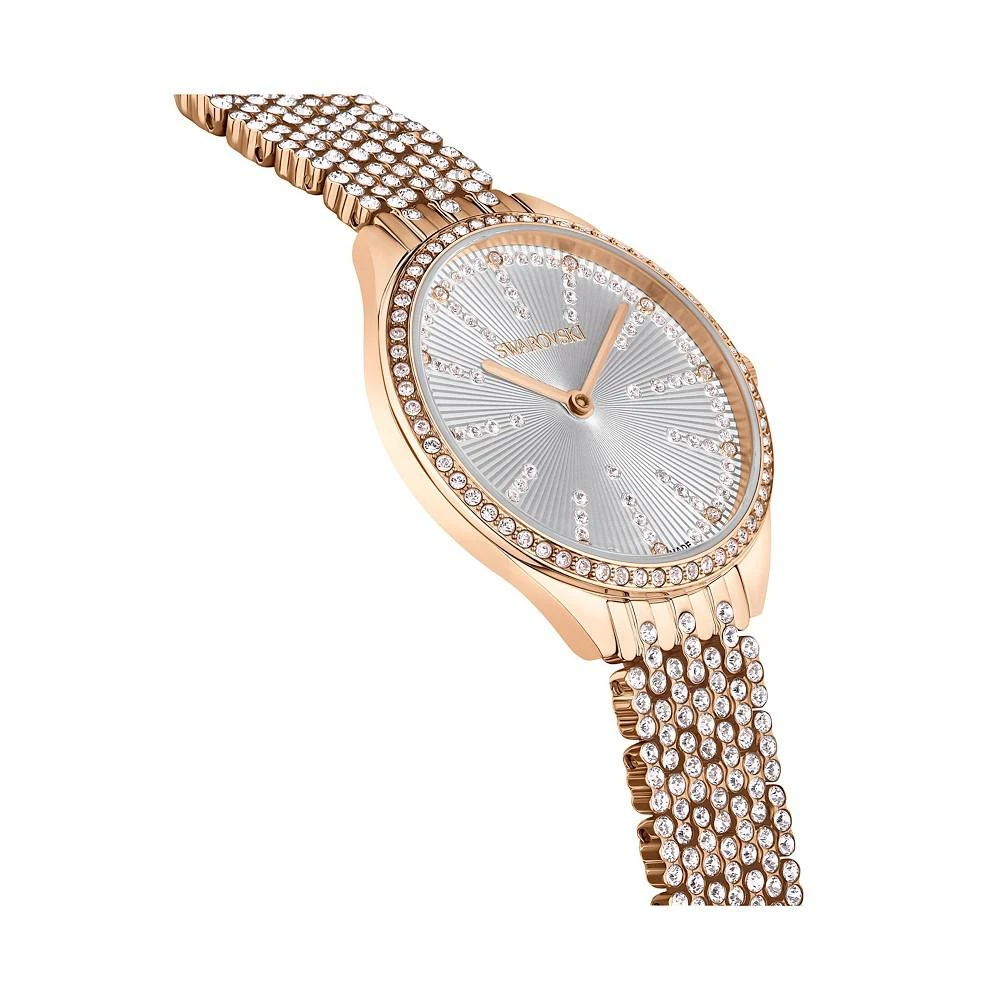 商品Swarovski|Women's Quartz Attract Rose Gold-Tone Metal Watch, Swiss Made 30mm,价格¥3238,第5张图片详细描述
