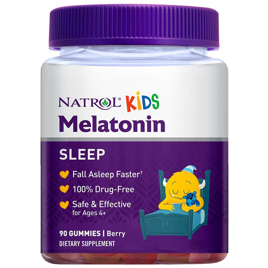Kids Melatonin Sleep Support Gummies Berry商品第1张图片规格展示