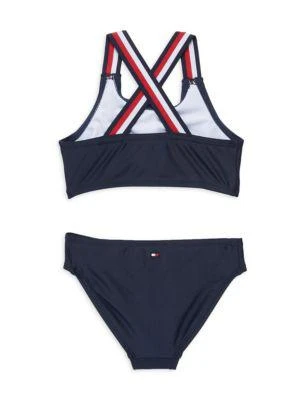 商品Tommy Hilfiger|​Little Girl’s 2-Piece Global Bikini Set,价格¥79,第2张图片详细描述