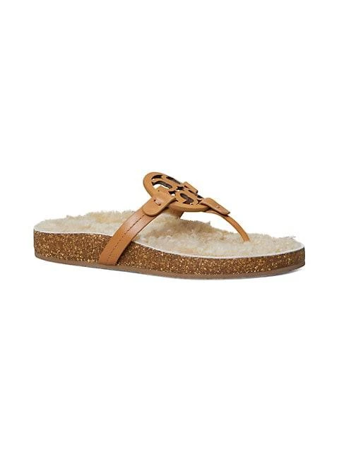 商品Tory Burch|Miller Cloud Shearling Sandals,价格¥1007,第2张图片详细描述