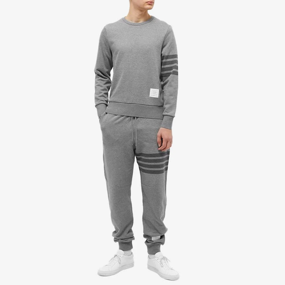 商品Thom Browne|Thom Browne 4 Bar Tonal Crew Sweat,价格¥2775,第4张图片详细描述