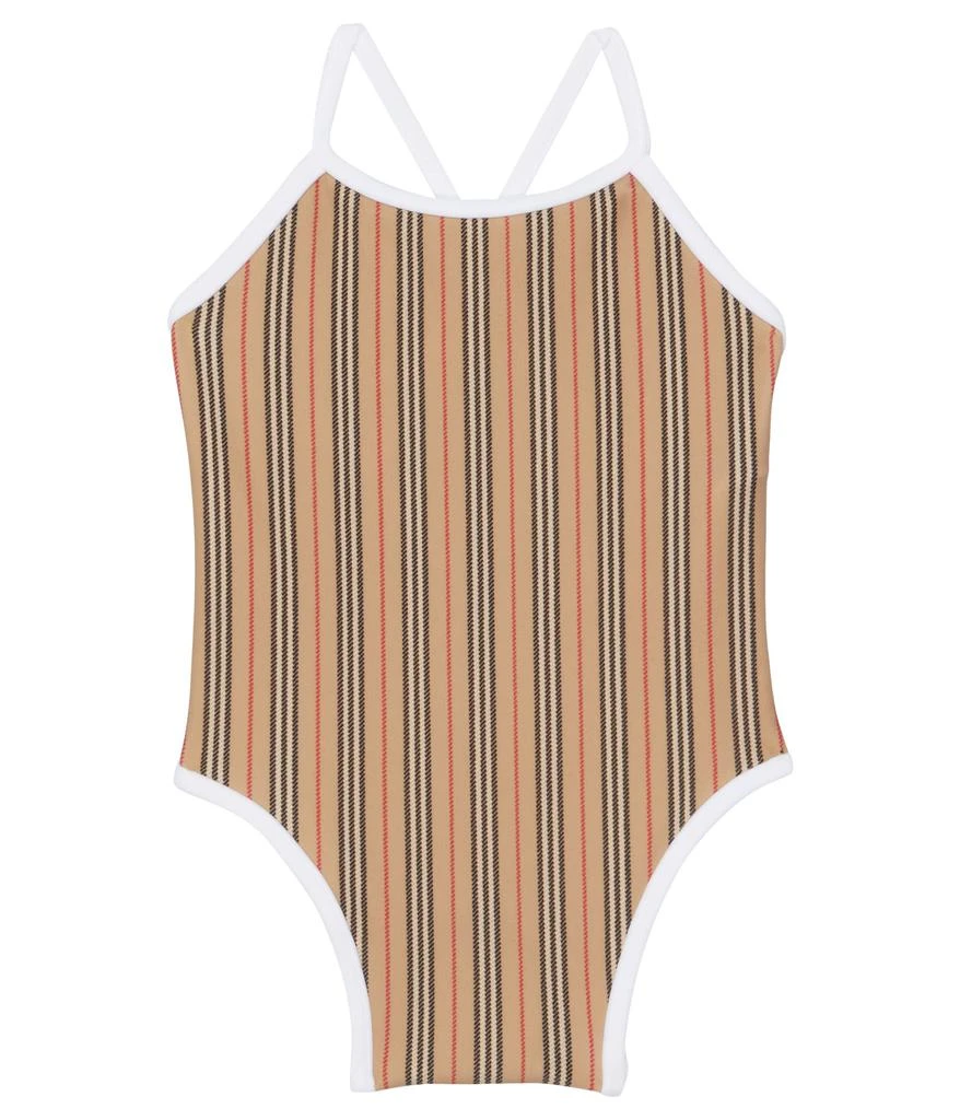 商品Burberry|Mini Sandie Check One-Piece Swimsuit (Infant/Toddler),价格¥1009,第1张图片