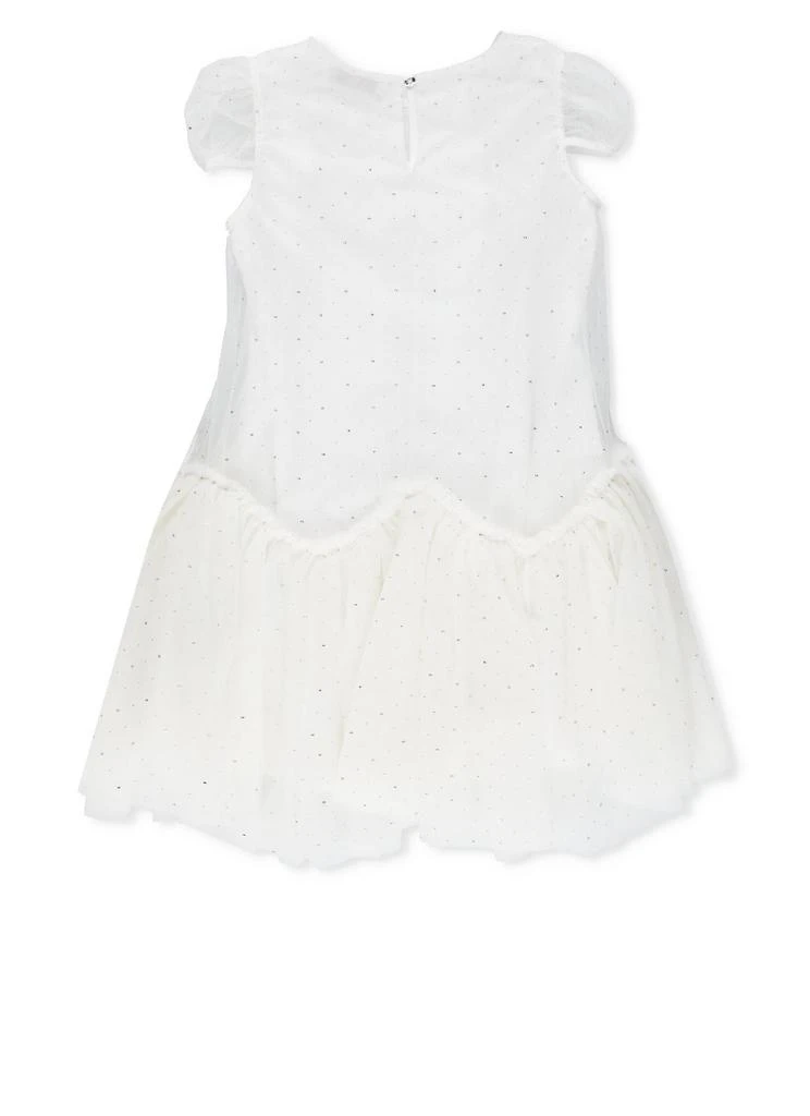 商品MONNALISA|Monnalisa Floral Detailed Embellished Tulle Dress,价格¥993,第2张图片详细描述