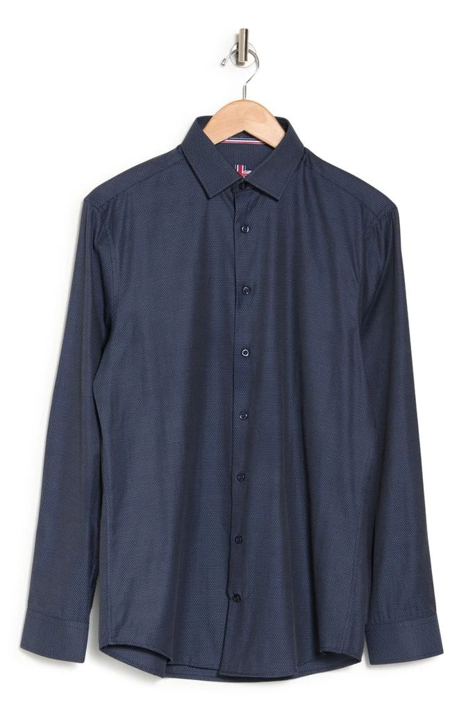 商品SOUL OF LONDON|Pin Dot Stretch Button-Up Shirt,价格¥217,第3张图片详细描述