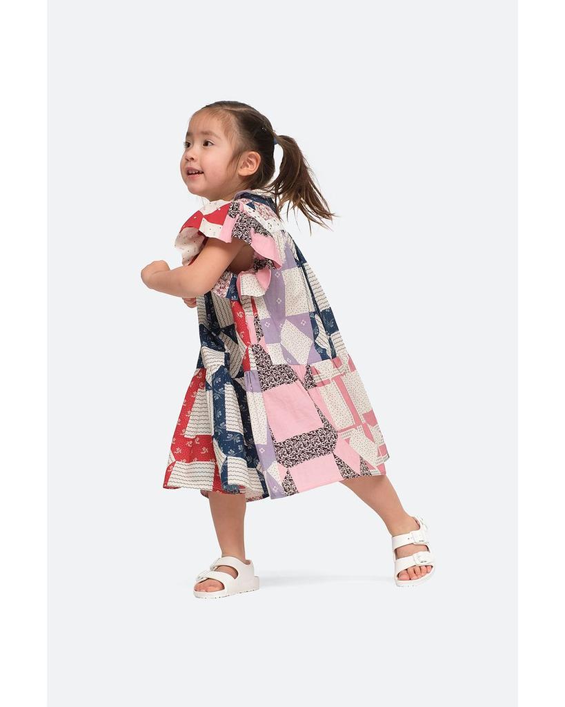 Girls' Nohr Patch Flutter Dress - Little Kid, Big Kid商品第2张图片规格展示