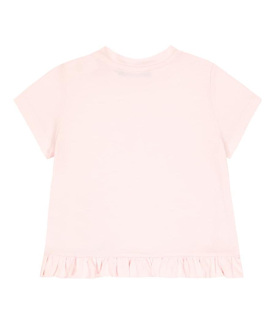 商品Balmain|Baby logo printed T-shirt,价格¥664,第4张图片详细描述