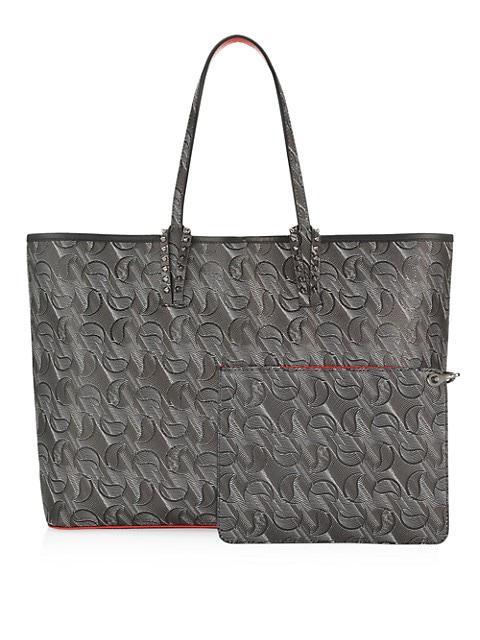商品Christian Louboutin|Cabata Printed Leather Tote,价格¥12439,第5张图片详细描述