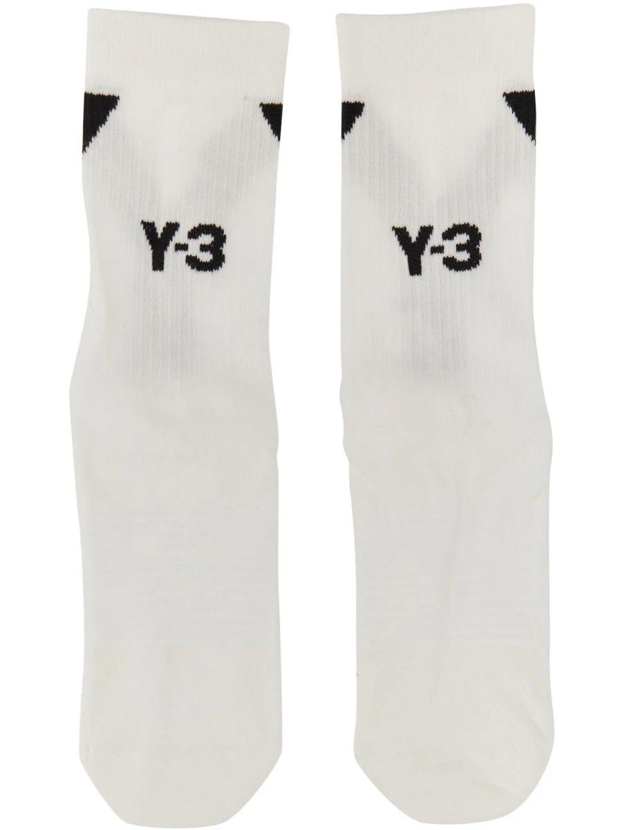 商品Y-3|Y-3 男士袜子 HZ4268WHITE 白色,价格¥235,第1张图片
