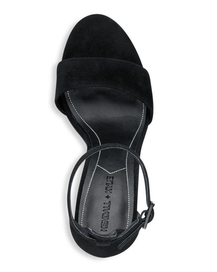 商品KENDALL and KYLIE|Women's Emilee Suede High Heel Ankle Strap Sandals,价格¥622,第3张图片详细描述