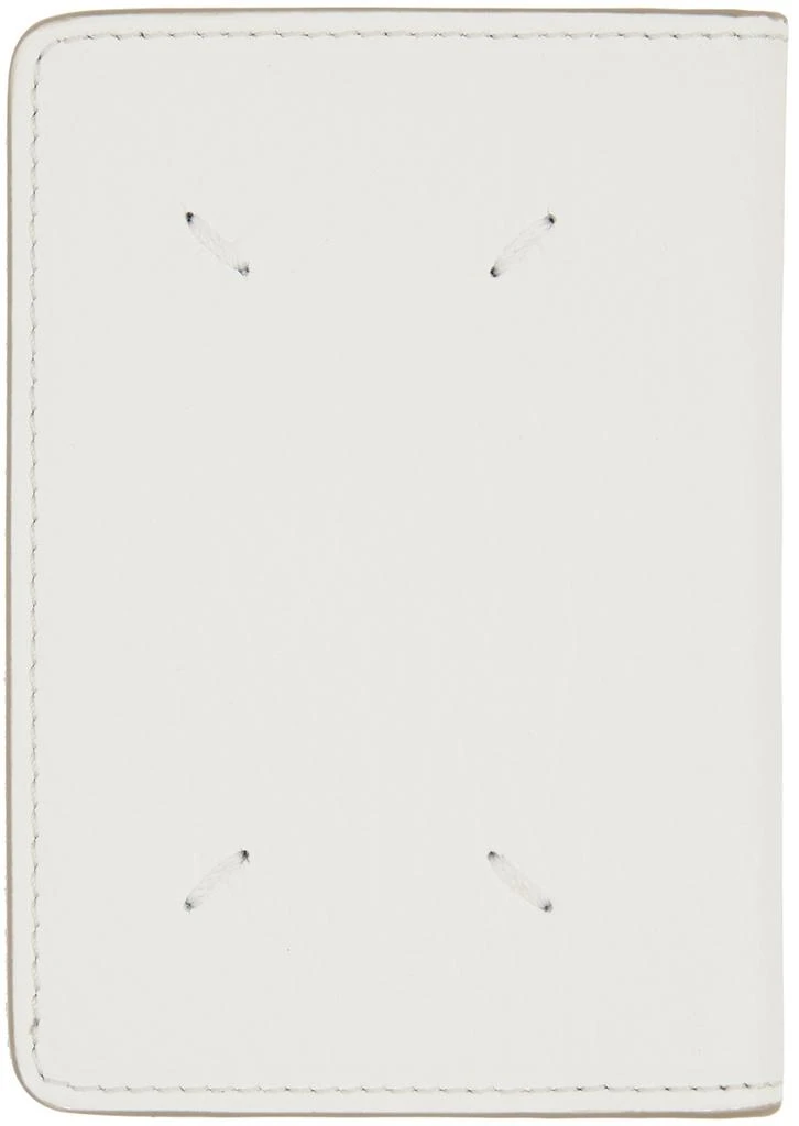 商品MAISON MARGIELA|White Bifold Card Holder,价格¥2471,第2张图片详细描述