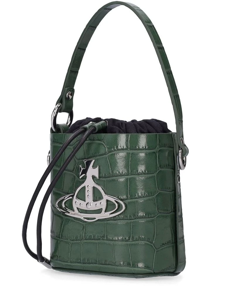 商品Vivienne Westwood|Small Daisy Croc Embossed Top Handle Bag,价格¥3866,第1张图片详细描述