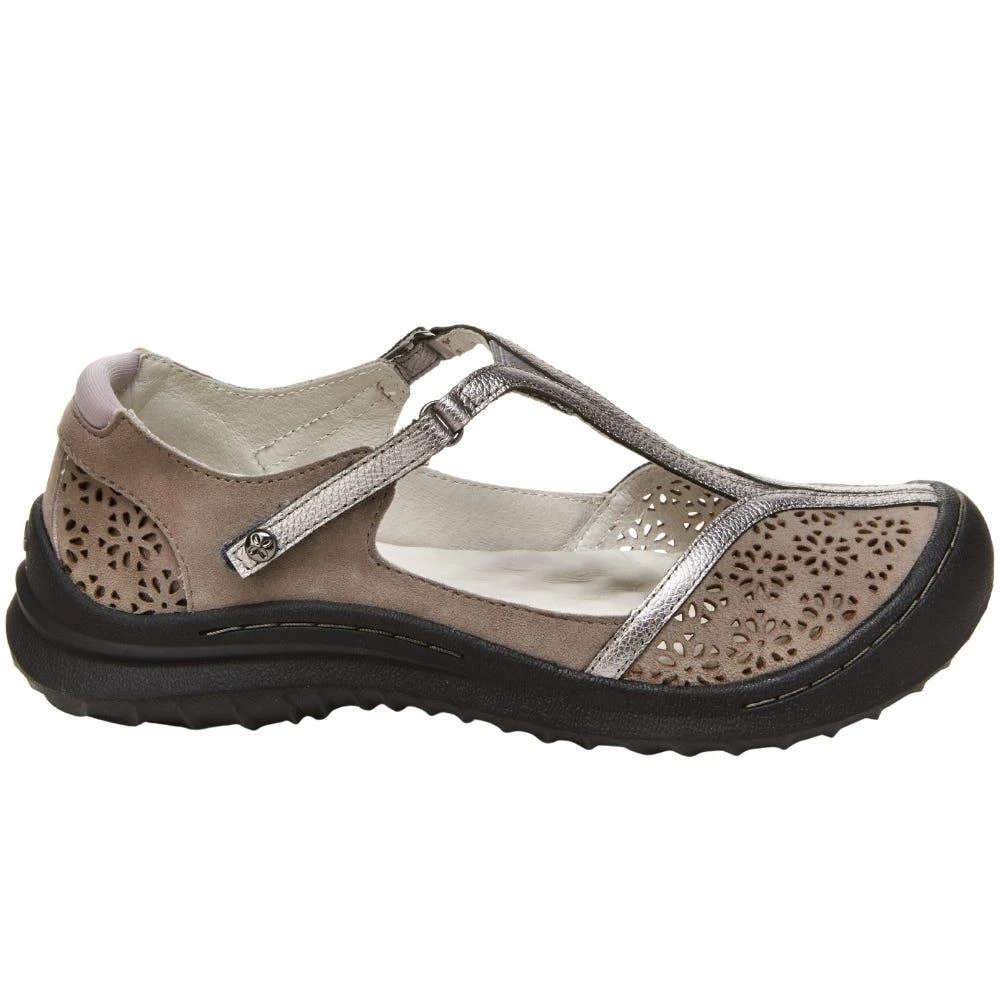 商品Jambu|Creek Perforated T-Strap Sandals,价格¥606,第1张图片