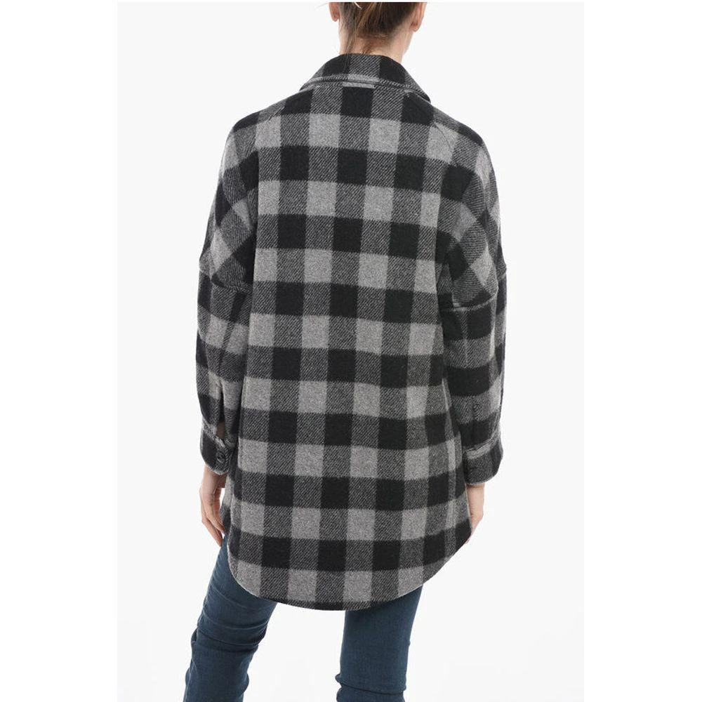 商品Woolrich|Wool Blend BUFFALO Women's Overshirt,价格¥3794,第2张图片详细描述