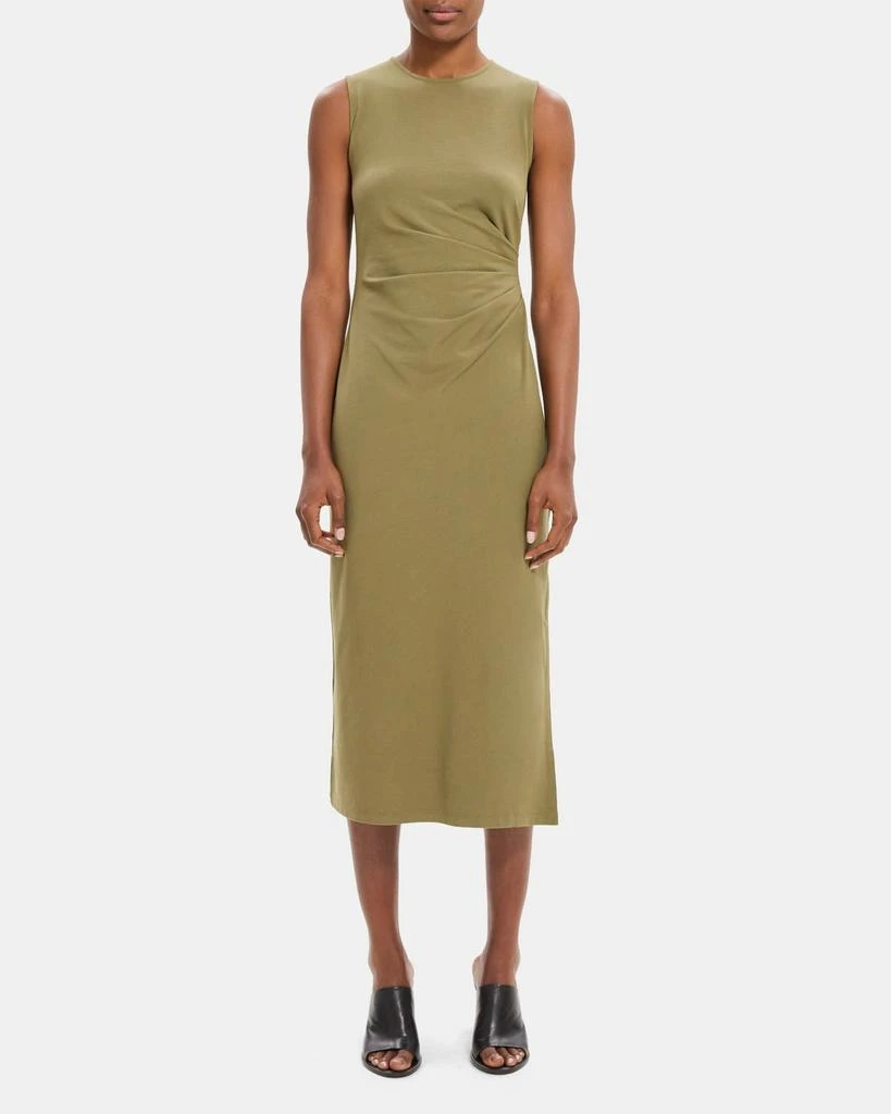 商品Theory|Sleeveless Sheath Dress in Stretch Cotton-Modal,价格¥612,第1张图片