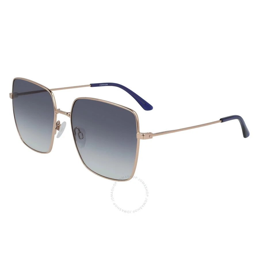 商品Calvin Klein|Blue Gradient Square Ladies Sunglasses CK20135S 780 58,价格¥298,第1张图片