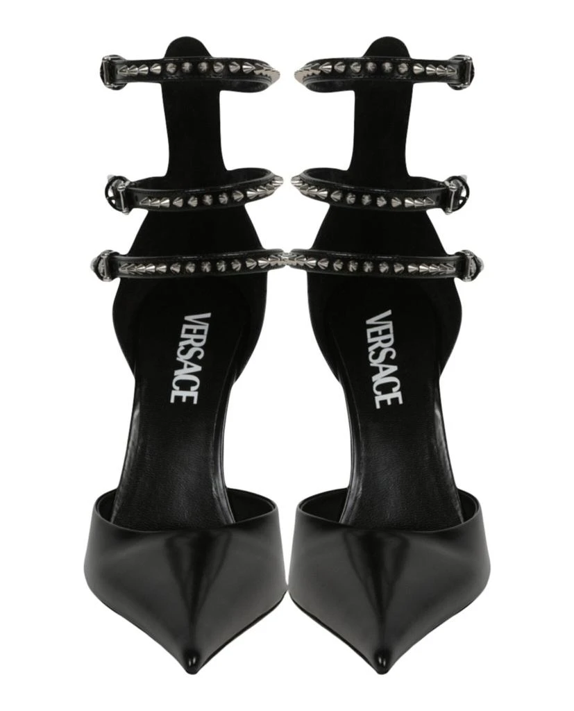 商品Versace|Spiked Pin Point Pumps,价格¥11041,第5张图片详细描述