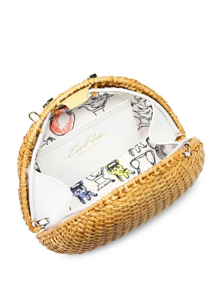 商品Edie Parker|Wicker Heart Shoulder Clutch Bag,价格¥6694,第2张图片详细描述